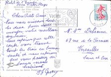 CPSM Vichy Allier Reine des Villes d'Eaux la Poste 