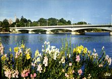 CPSM Vichy Allier Sante detente vacances Le pont Aristide Briand sur l'Allier 