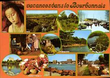 CPSM Beaux sites du Bourbonnais Vacances dans le Rourbonnais Allier 