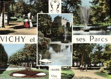 CPSM Vichy et ses Pares Allier 