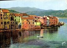 CPSM La Corse Oasis de Beaute Saint Florent Village bati a fleur d'eau dans un site remarquable 