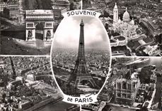 CPSM Souvenir de Paris 