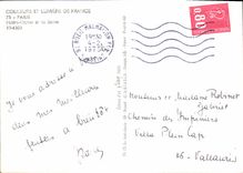 CPSM Paris Notre Dame et la Seine 