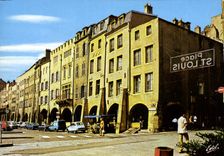 CPSM Au Pays Lorrain Metz Loseille La place Saint Mouis et ses maisons 