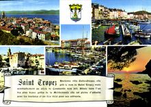 CPSM La Cote d'Azur saint Tropez Var Vue generale Le Port 