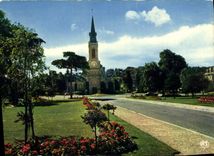 CPSM La Cote Fleurie Deauville Calvados l'Eglise 