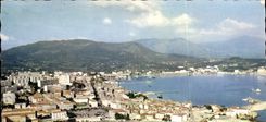 CPSM Charmes et Couleurs de la Corse Ajaccio Corse Vue d'ensemble de la Cite Imperiale 