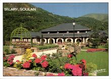 CPSM Hautes Pyrenees Saint Lary Les thermes et les jardins  