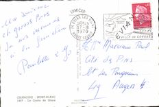 CPSM Chamonix Mont Blanc La Groitte de Glace 