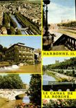 CPSM Narbonne Aude Vues sur la Ville et son canal 
