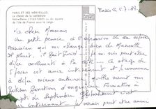 CPSM Paris et ses Merveilles le chevet de la cathedrale Notre Dame vu du Square de l'Ile de France s