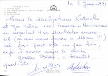 CPSM Printemps a Paris la Tour Eiffel Les Champs Elysees et l'Arc de Triomphe Notre Dame la Sacre Co