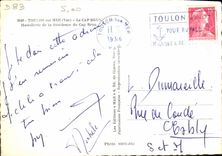 CPSM Toulon sur Mer Var le Cap Brune Hostellerie de la Residence du Cap Brun 