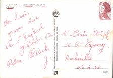 CPSM La Cote d'Azur Saint Raphael Var l'eglise 