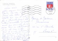 CPSM La Cote d'Azur Toulon Var coucher du soleil sur le Mourillon 