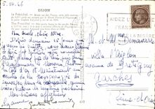 CPSM Dijon le Presidial situee rue des Forges cette jolie maison du XIV siecle est occupee par le Mu
