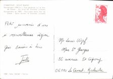 CPSM Chamonix Mont Blanc Montenvers vue generale sur le Mer de Glace au fond les grandes Joresses 