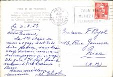 CPSM Paris et ses Merveilles le palais de Chaillot Azema Bolleau et Carlu architectes le Theatre de