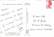 CPSM Vallee de Chamonix Mont Blanc 