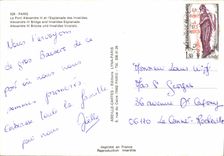 CPSM Paris le pont Alexandere III et l'esplanade des Invalides 