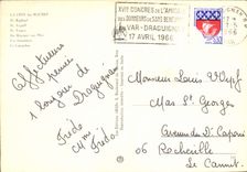 CPSM La Cote des Maures St Raphael St Aygulf St Tropez Ste Maxime sur Mer 