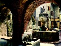 CPSM La Cote d'Azur French Riviera Saint Paul de Vence la Fontaine 