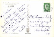 CPSM La Cote d'Azur French Riviera Saint Paul de Vence la Fontaine