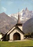 CPSM Chamonix Mont Blanc la chapelle du praz et l'Aiguille du Dru 