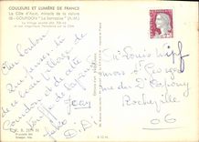 CPSM La Cote d'Azur Miracl de la nature Gourdon la Sarrazine A M le village perche et son magnifique