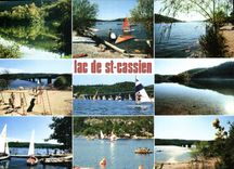 CPSM Lac de St Cassien Var 