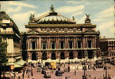 CPSM Paris la place et le Theatre National de l'Opera Arch Ch Garnier 