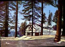 CPSM Valberg A Mar station d'hiver et station estivale l'Oustales dans les Melezes en hiver 