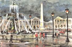 CPSM Paris place de la Concorde 