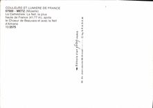 CPSM Metz Moselle la cathedrale la Nef la plus Haute de France apres le Choeur de Beauvais et avec l