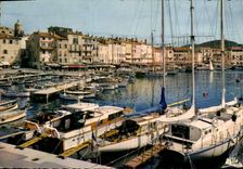 CPSM La Cote des Maures Saint Tropez Var le port 