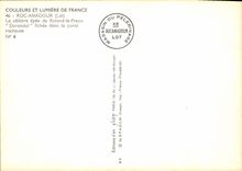 CPSM Roc Amadour Lot la Celebre epee de Roland le Preux Durandal fichee dans la parai racheuse 