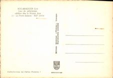 CPSM Roc Amadour Lot Lieu de pelerinage celebre des le Moyen Age la Porte Salmon XIII siecle 