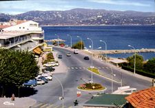 CPSM La Cote d'Azur France French Riviere Franz Riviera Cavalaire Var le boulevard de la Mer 