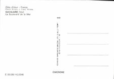 CPSM La Cote d'Azur France French Riviere Franz Riviera Cavalaire Var le boulevard de la Mer