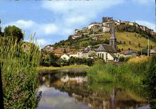 CPSM Saint Flour Cantal vue generale prise des bords de l'Ander 