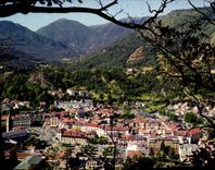 CPSM Les Pyrenees Ariegeoises Aix les Thermes station Thermale ete en hiver vue generale 