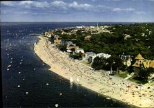 CPSM Bassin d'Arcachon le Moulleau Pereire au fond Arcachon 