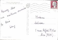 CPSM Paris et ses Merveilles la tour Eiffel vue la nuit