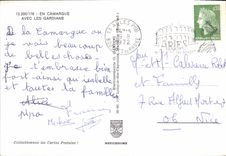 CPSM En Camargue avec les Gardians 