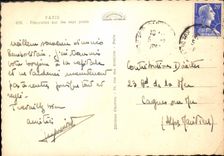 CPSM Paris panorama sur les sept ponts 