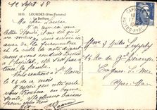 CPSM Lourdes Htes Pyrenees la Basilique 