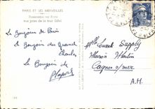 CPSM Paris et ses Merveilles Panorama sur Paris vue prise de la Tour Eiffel