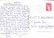 CPSM La Cote des Maures environs de Bormes les Mimosas Var la plage de Cabasson un jour de Mistral