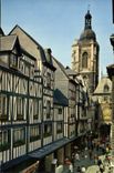 CPSM Normandie France Rouen la rue du Gros Horlage Vole pietonne 
