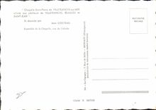 CPSM Chapelle Saint Pierre de Villefranche sur Mer allerte aux pecheurs de Villefranche Beaulieu et 